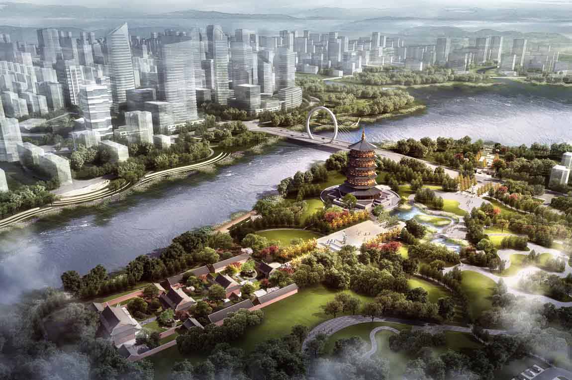 郑州经济技术开发区蝶湖观景塔