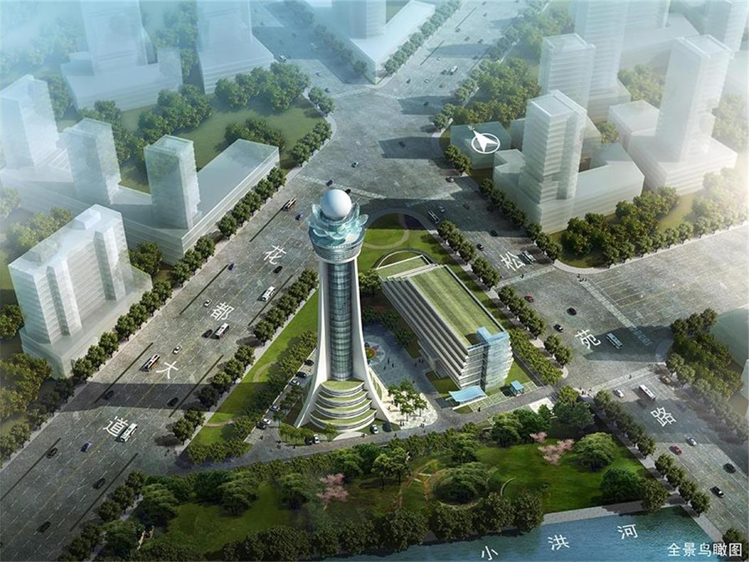 许昌市气象灾害监测预警服务中心暨新一代天气雷达塔